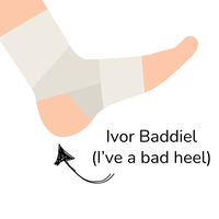 Ivor Baddiel heel